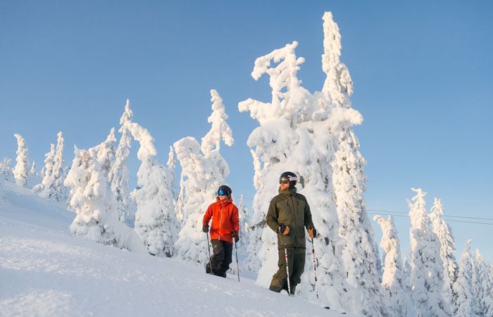 Snow ghosts in Beitostolen Norway