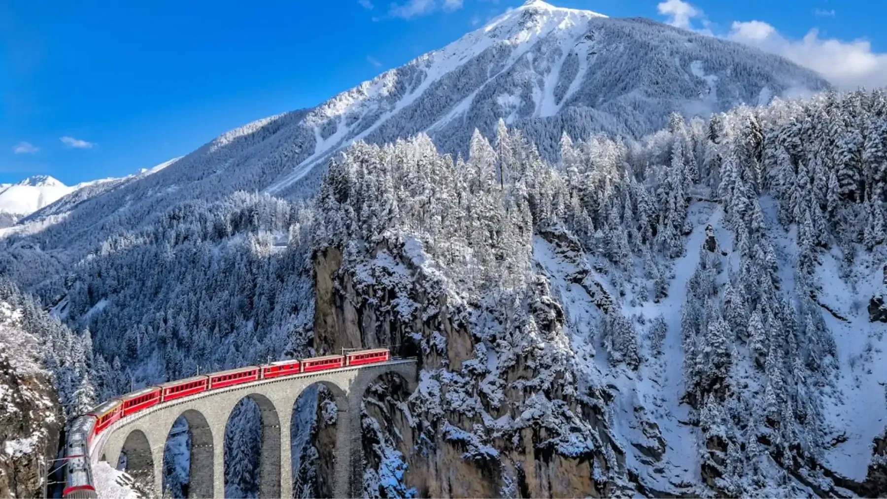 Ski resorts accessible by train