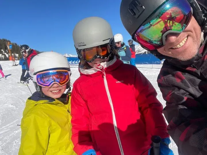 Family in La Plagne