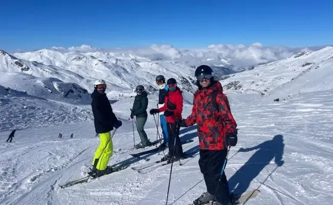 Group on the slopes