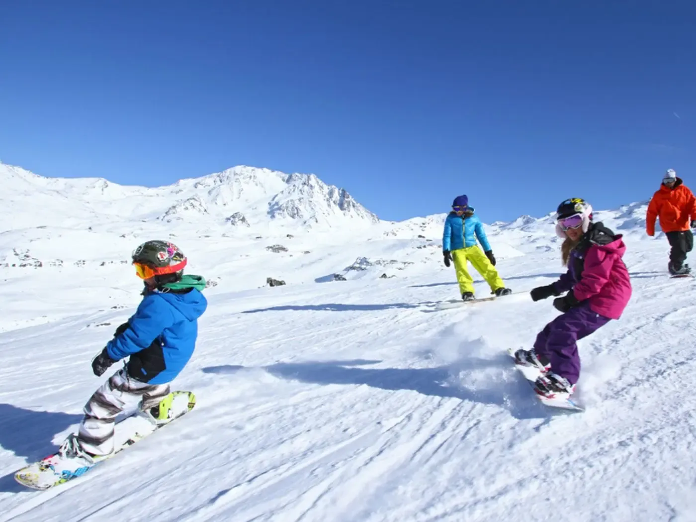 Snowboarding in France