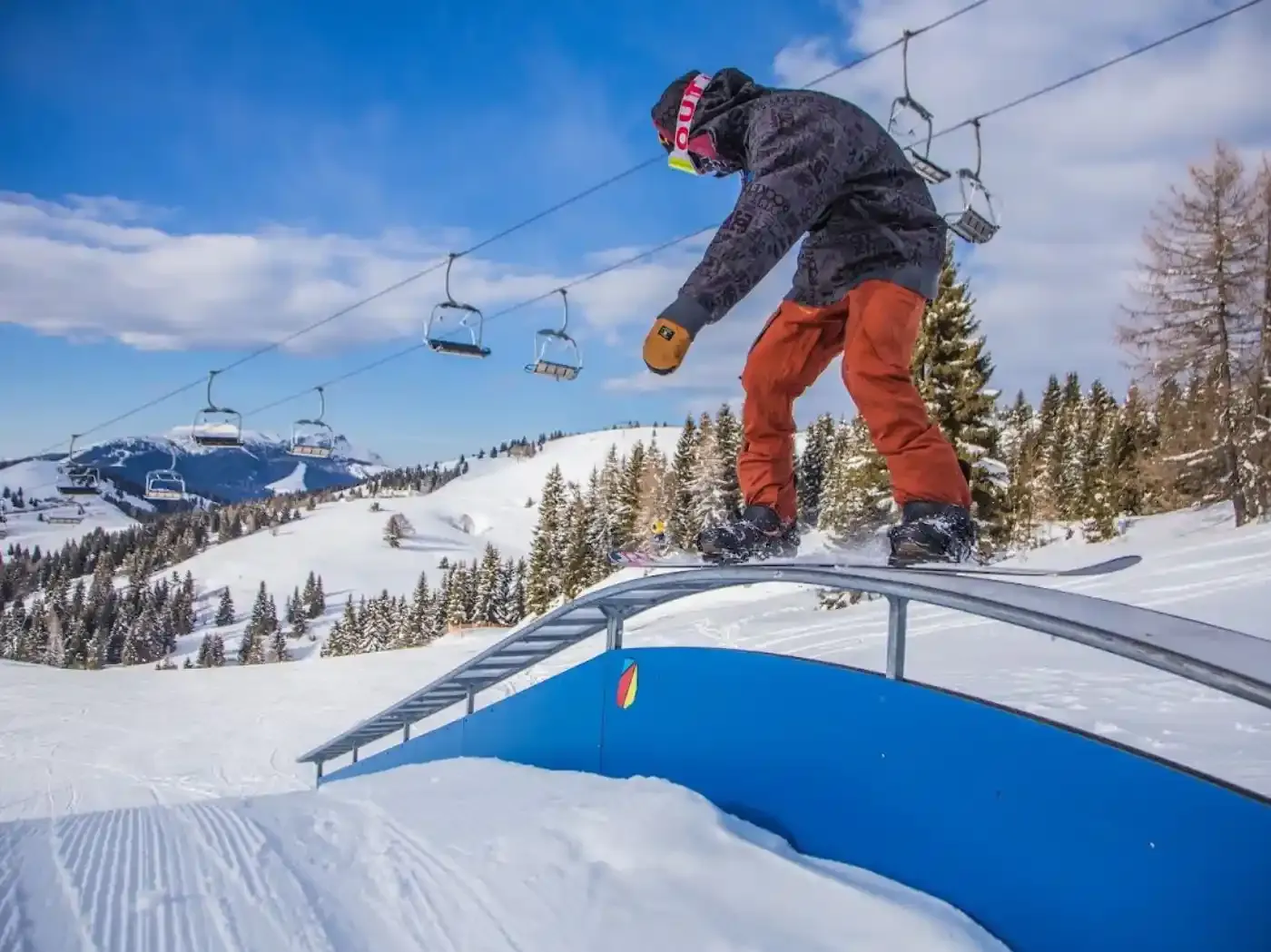 Snowboarding in Italy