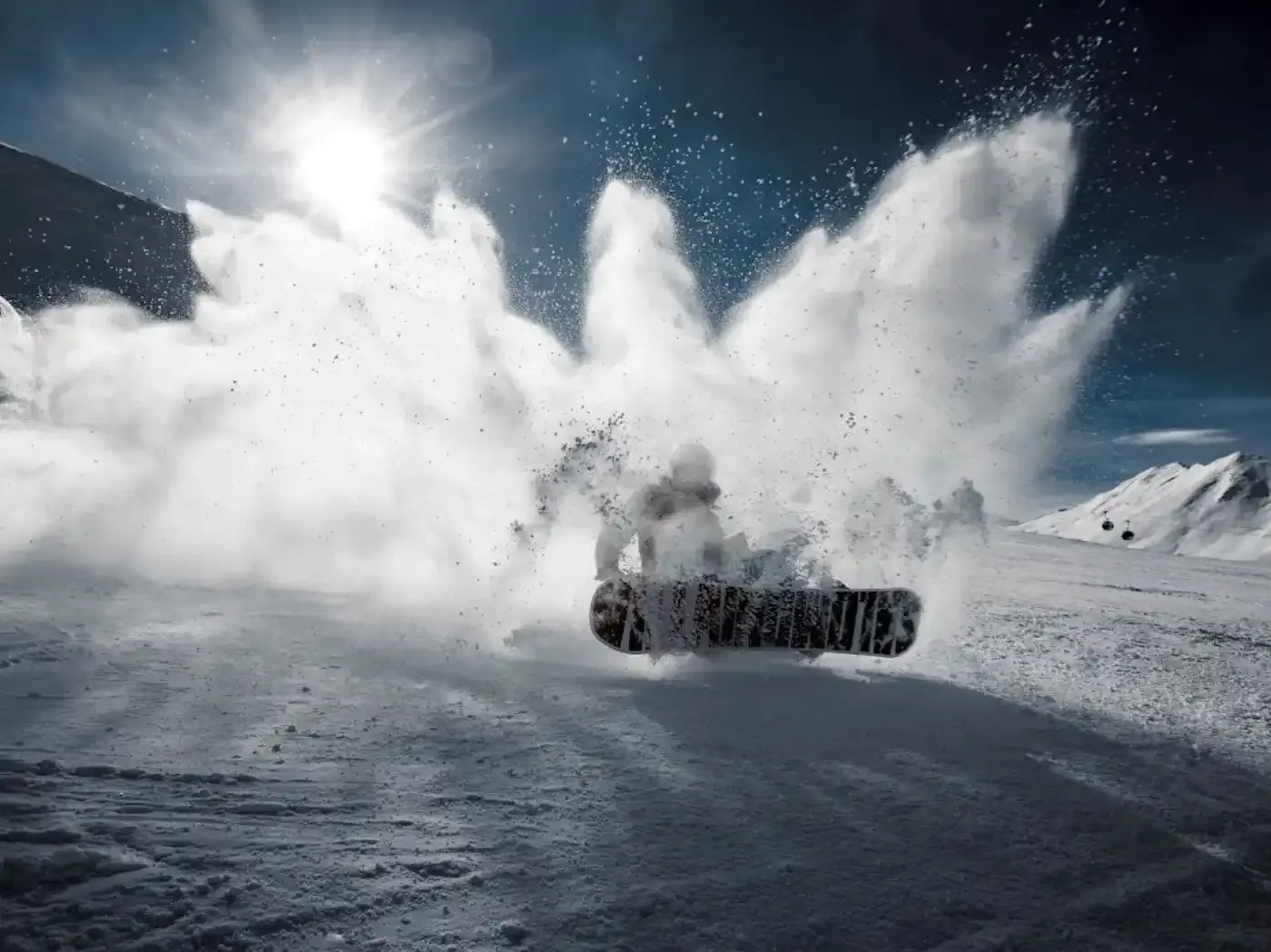 Snowboarding in Switzerland