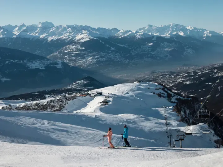 Skiing in Crans-Montana