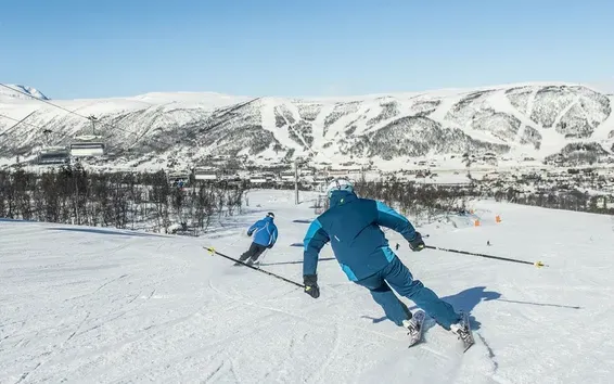 Snowboarding in Geilo