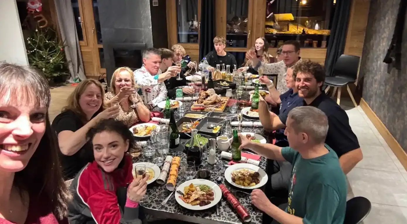 Chalet at Christmas