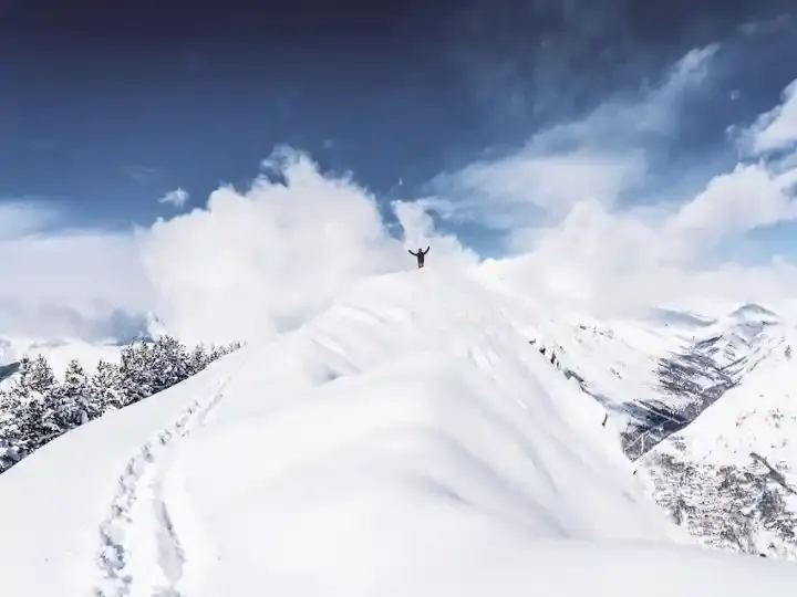 Snow in Les 2 Alpes