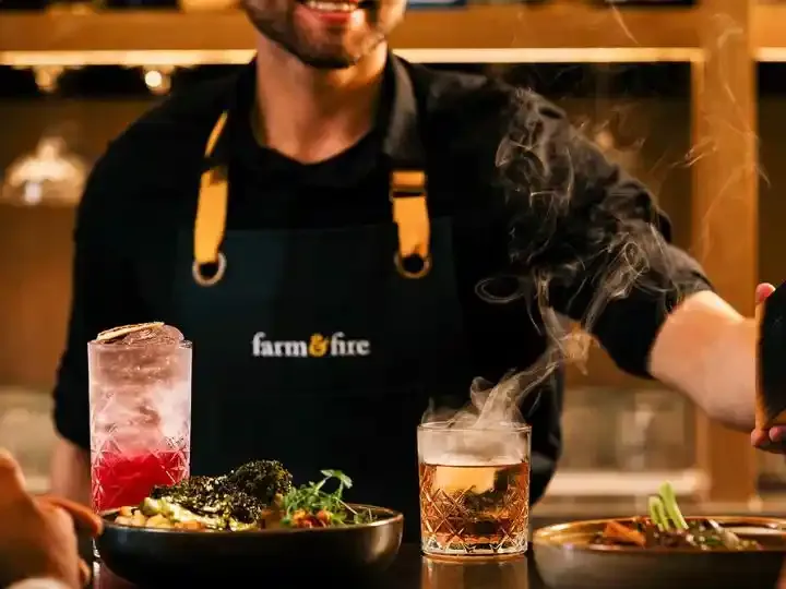 Farm & Fire in Banff