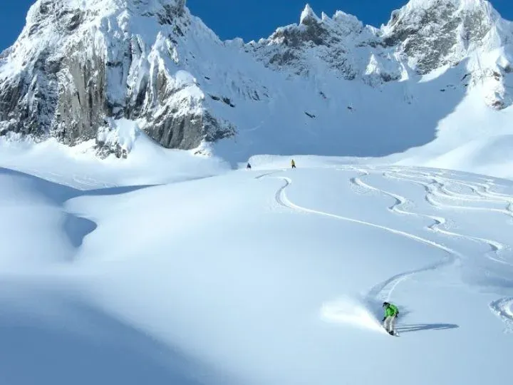 Snowboarding in Whistler