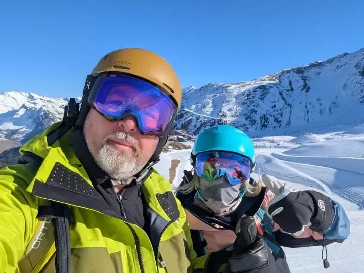 Skiers on the slopes