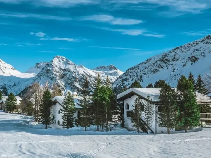Snow Covered Accommodation