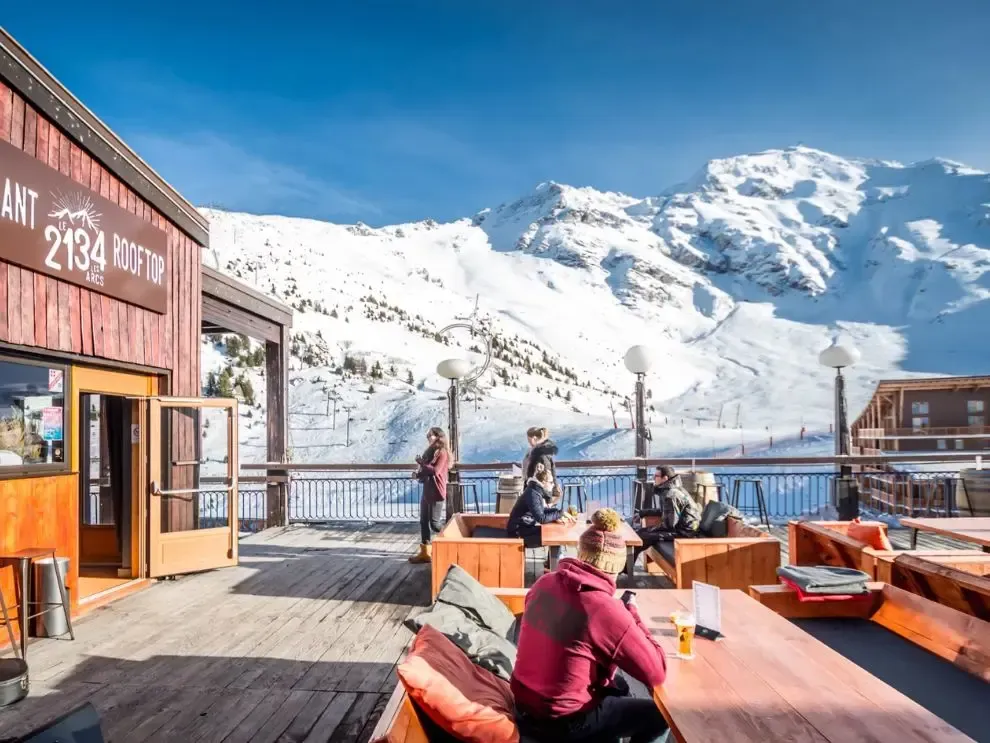 Le 2134 Rooftop Restaurant Les Arcs