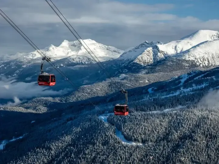 Peak 2 Peak Gondola in Whistler