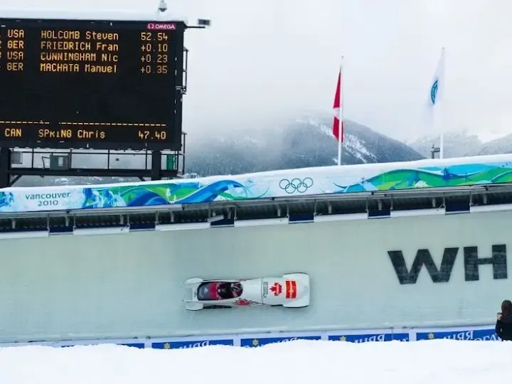 Olympic Bobsleigh in Whistler