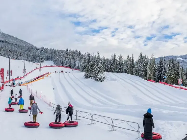 Bubly Tube Park in Whistler