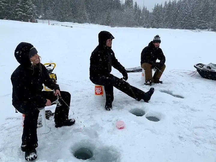 Ice Fishing in Whistler