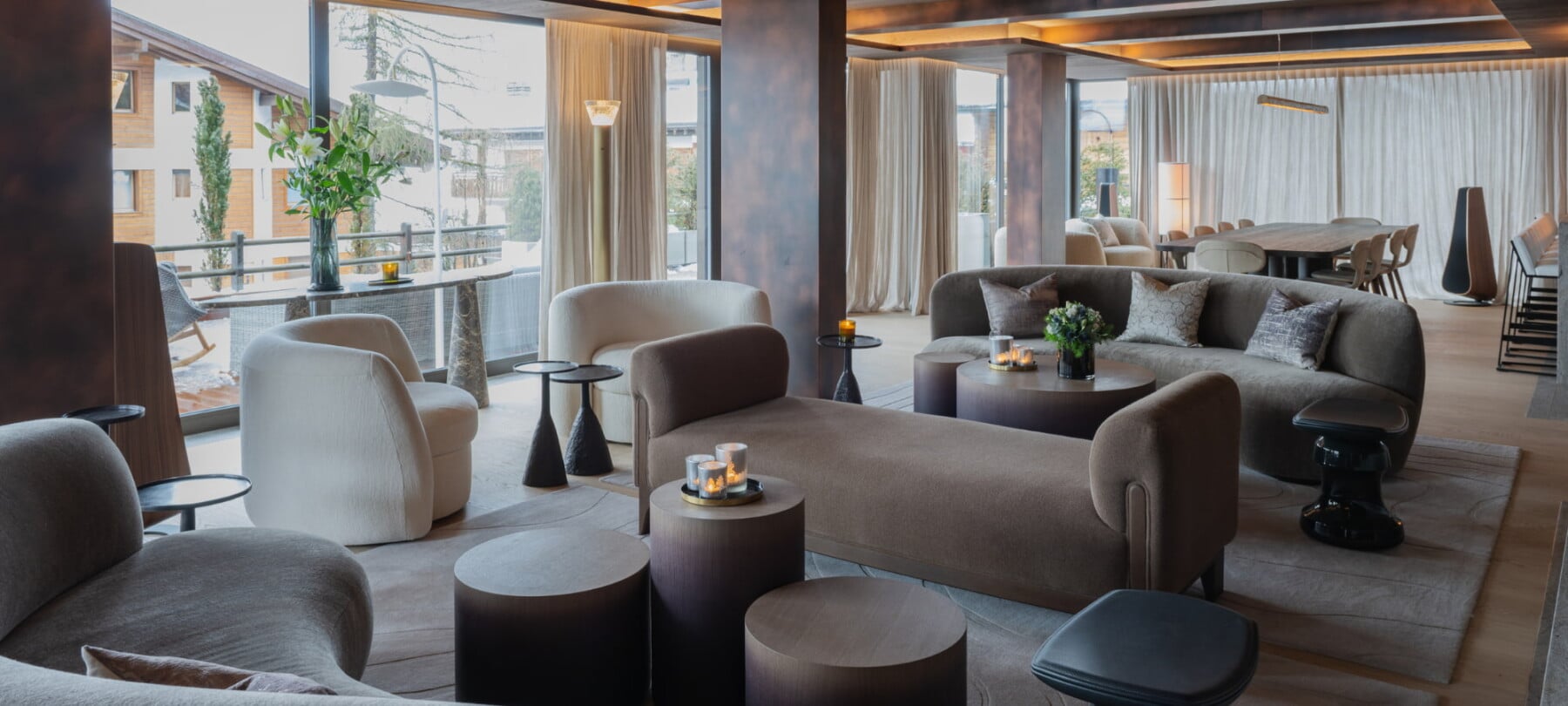 Chalet No.14 Verbier Living Area