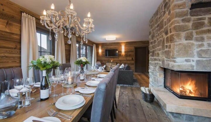 Chalet Ariane Dining room