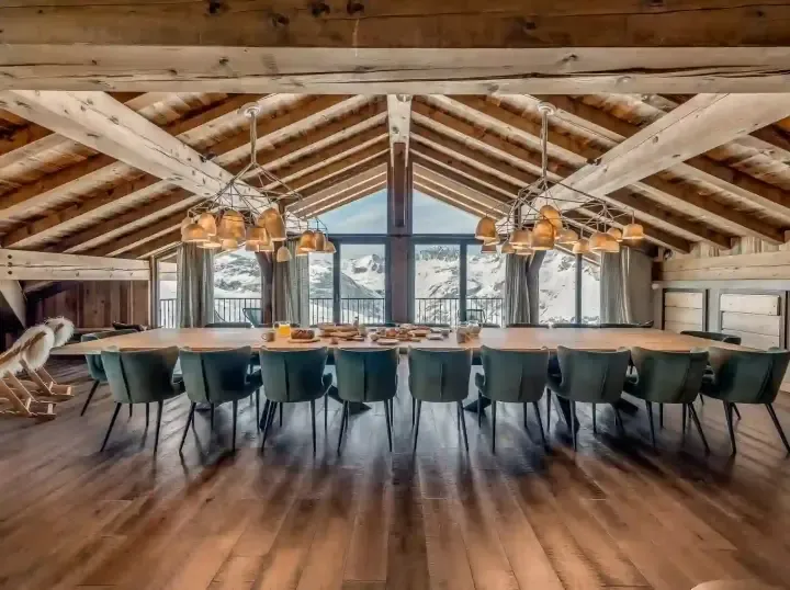 Le Refuge de Solaise Dining