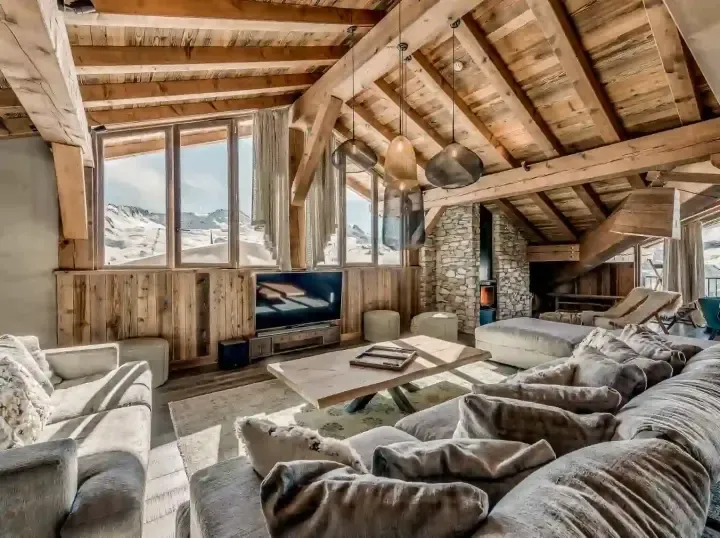 Le Refuge de Solaise Living Area