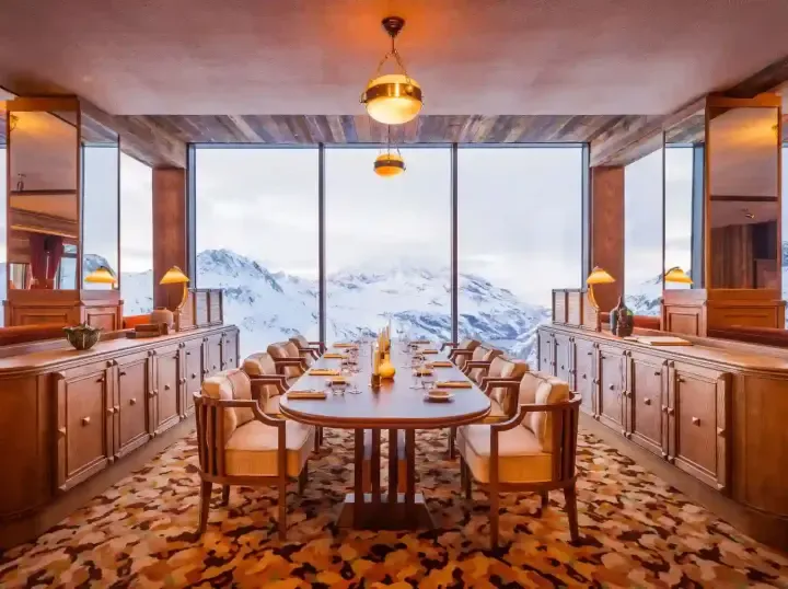 Le Refuge de Solaise Dining