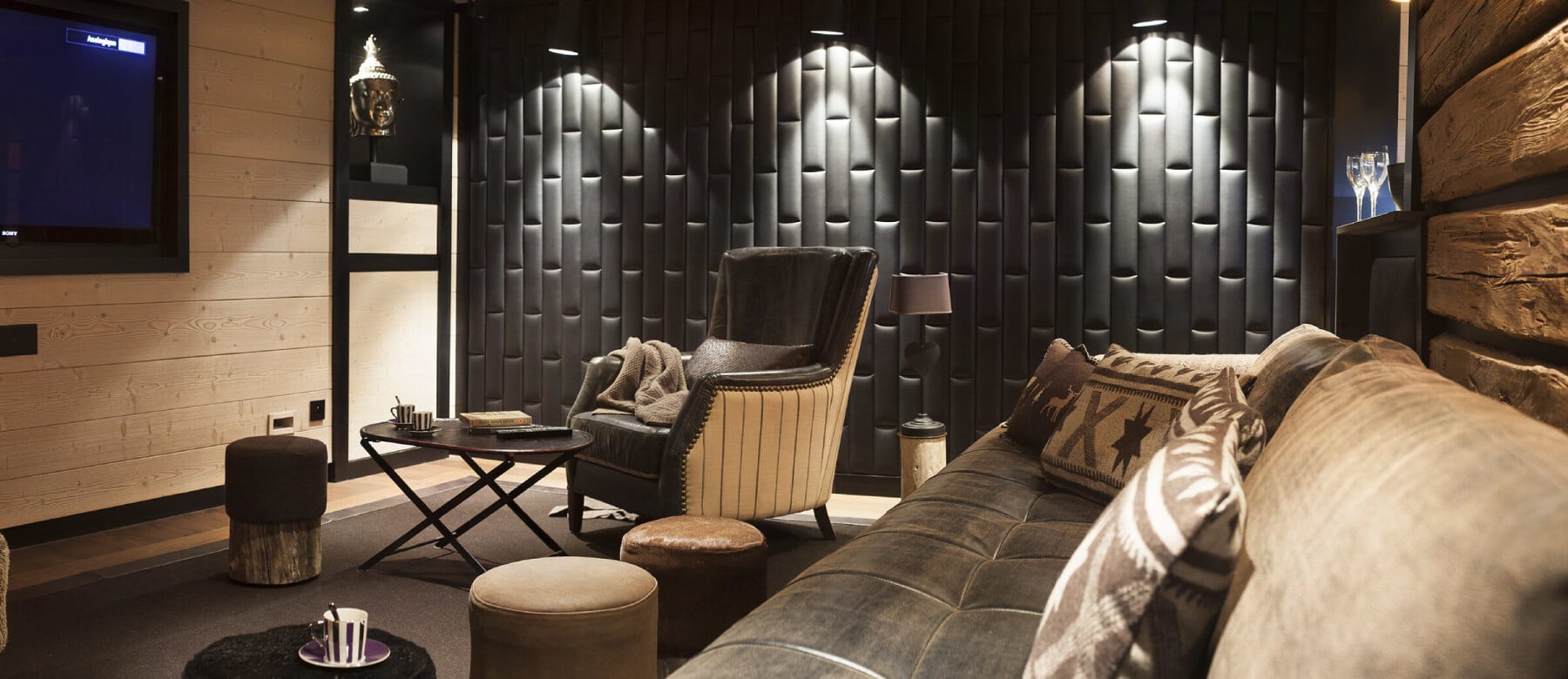 Chalet La Colombe Living room