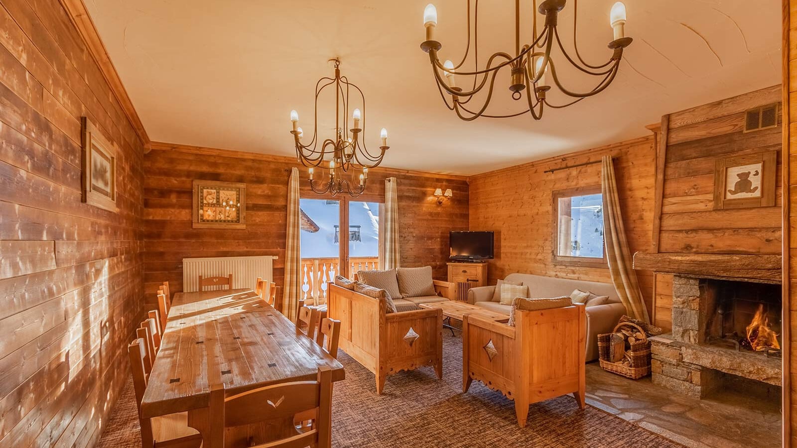 Chalet Oksana Living room