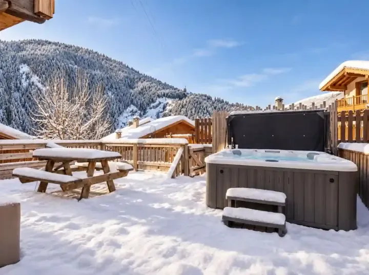 Chalet Barthelemy Hot Tub