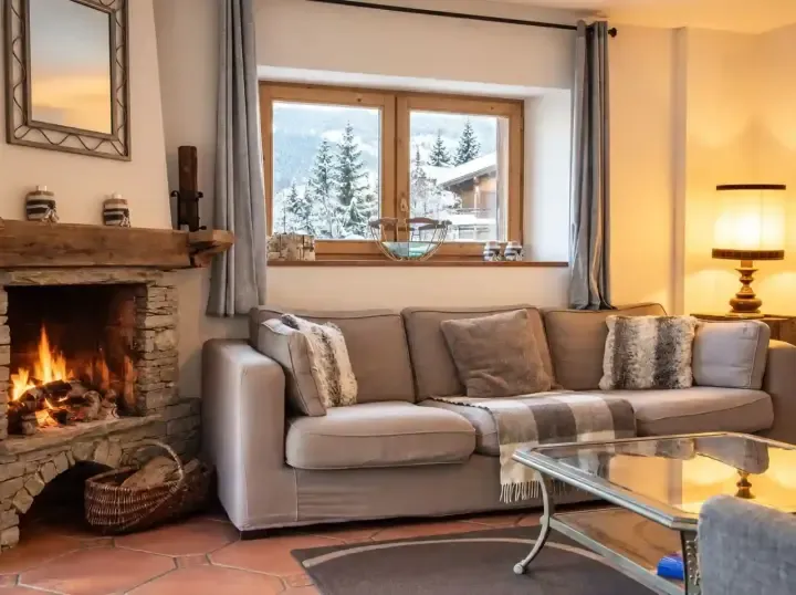 Chalet Barthelemy Living Room