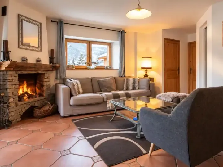 Chalet Barthelemy Living Room