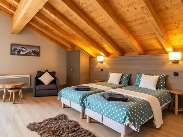 Chalet Hermine Family Room
