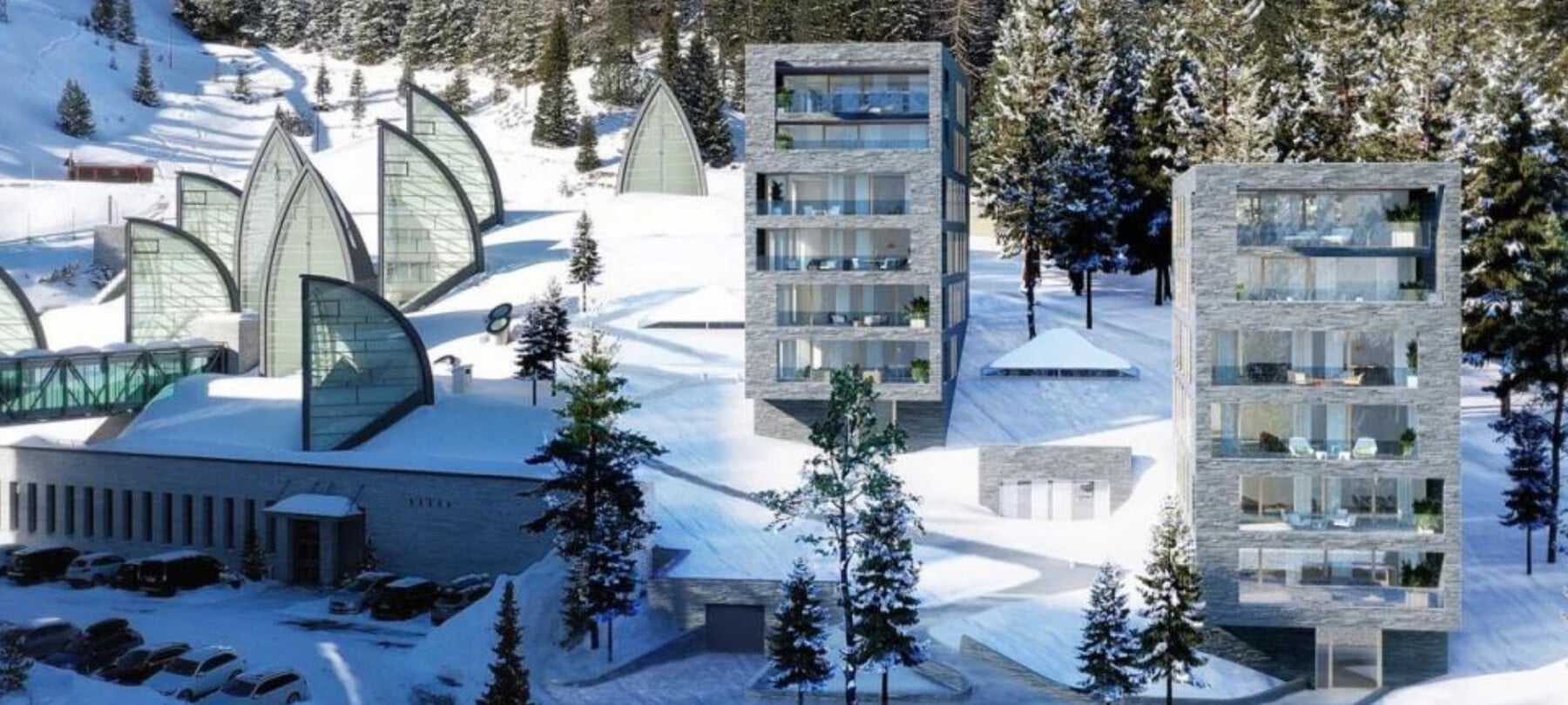 Tschuggen Mountain Lofts Exterior