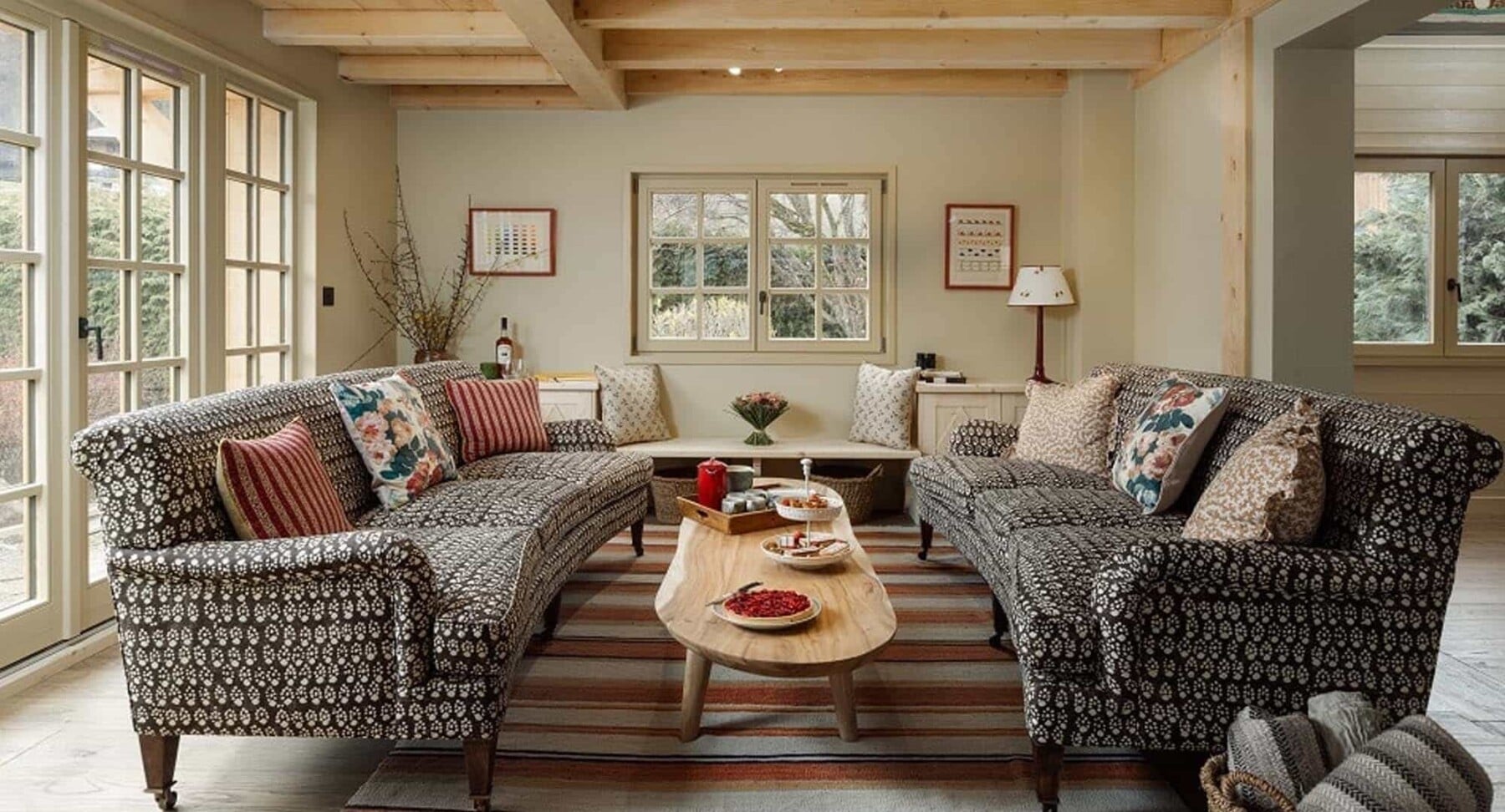 Chalet Sarcleret Living Area