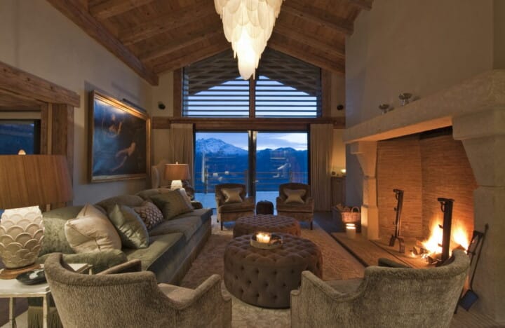 The Alpine Estate Living Area