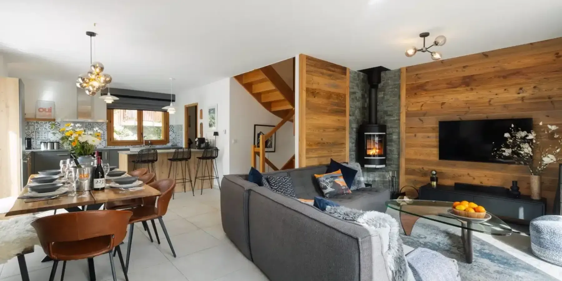 Chalet La Faon Living Space