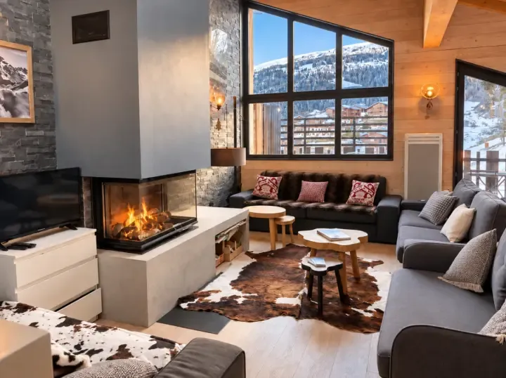 Chalet Edelweiss Montchavin - Lounge
