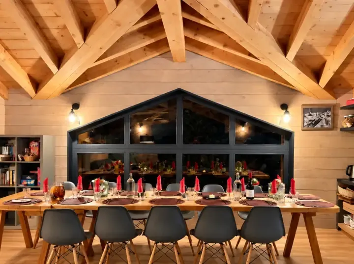 Chalet Edelweiss Montchavin - Dining Area