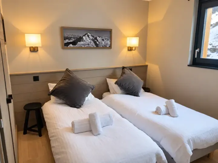 Chalet Edelweiss Montchavin - Twin Bed