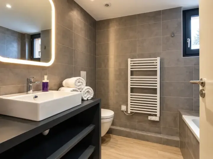 Chalet Edelweiss Montchavin - Bathroom