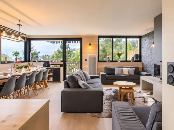 Chalet Snowflake Living Room