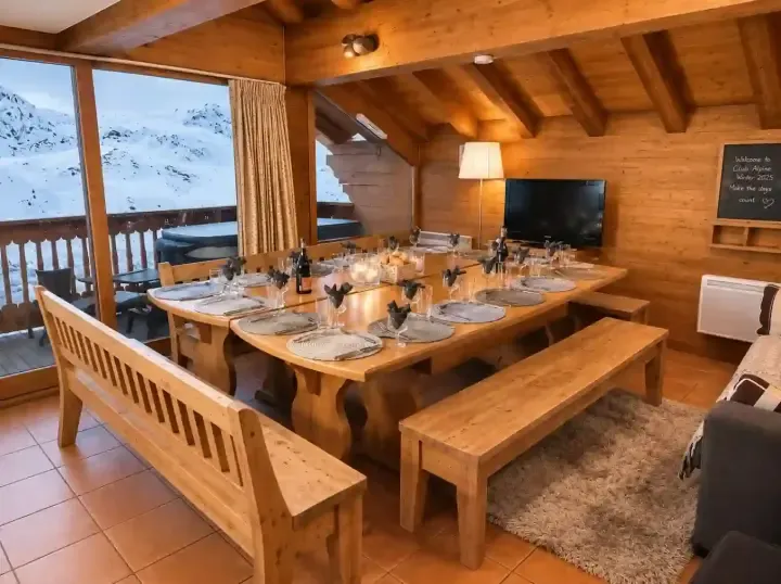Chalet Cleopatra Dining Room