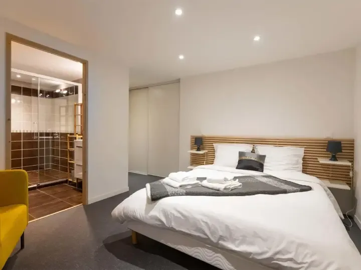 Résidence Chalet Les Amis - Bedroom