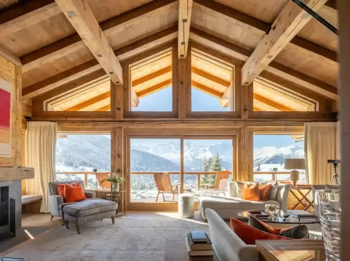 Chalet Les Etrennes Living Room