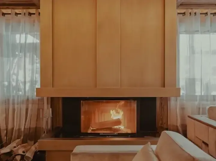 Ultima Hotel Fireplace