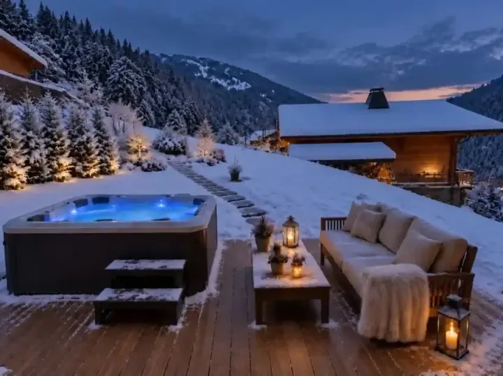 Chalet APY Hot Tub